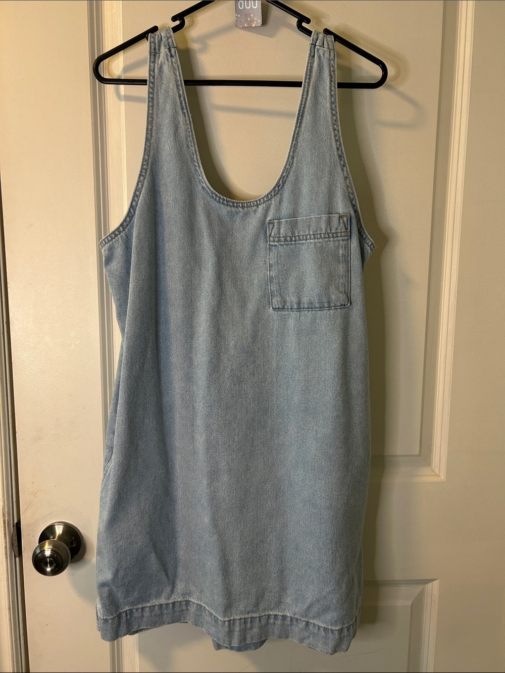 6. Universal Thread Light Wash Denim Tank Mini Dress